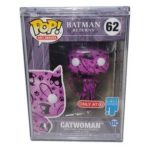Funko Pop! Catwoman Batman Returns 62 Target Exclusive Art Series New Hard Case
